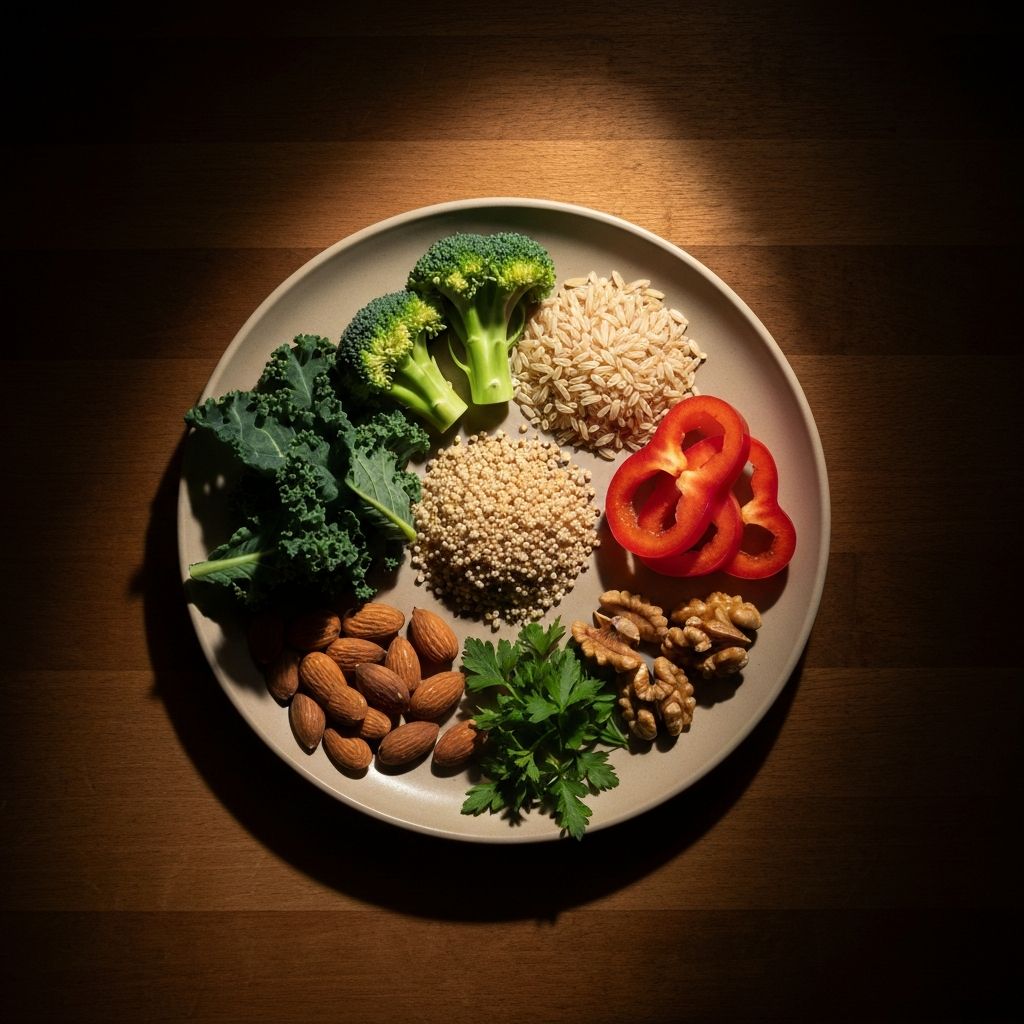 Balanced plate composition visualization